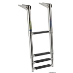 Scaletta telescopica 4 gradini neri