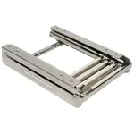 Scaletta inox stretta a scomparsa 3 gradini - immagine 3