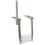 Scaletta 4 gradini con maniglia 345 mm - immagine 2