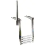 Scaletta 4 gradini con maniglia 345 mm - immagine 2