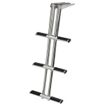 Scaletta Diver telescopica 3 gradini nera