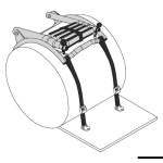 Scaletta a sgancio rapido per gommoni 4 gradini - immagine 4