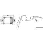 Scaletta a sgancio rapido per gommoni 4 gradini - immagine 2