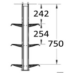 Scaletta di poppa a scomparsa 3 gradini ATTWOOD - immagine 2