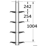 Scaletta di poppa a scomparsa 4 gradini ATTWOOD - immagine 2