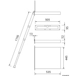 Scaletta a scomparsa Portofino - immagine 2