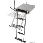 Scaletta a scomparsa per plancetta 4 gradini EasyUp - immagine 2