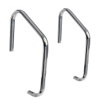 Kit 2 piastre + viti per maniglie di risalita - immagine 2