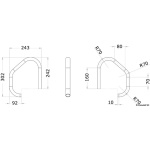 Maniglia di risalita a sez. ovale small