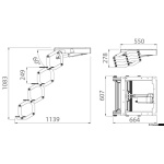 Scaletta elettrica E-STEP larga 4 gradini 12V - immagine 6
