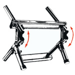 Scaletta inox 3 gradini per gommoni - immagine 4