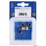 Ogiva in ottone per tubo rame 8 mm (blister 5 pz.) - immagine 2