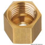 Dado in ottone tubo rame da 8 mm (blister 3 pz)