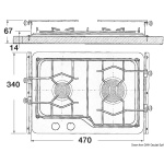 Piano cottura 2 fuochi - immagine 2