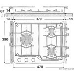Piano cottura 3 fuochi - immagine 2