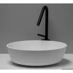 Lavello tondo in Ocritech bianco diam 300