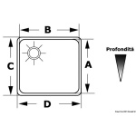 Lavello inox 325 x 350 x 150 mm