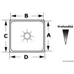 Lavello inox 175 x 325 x 150 mm