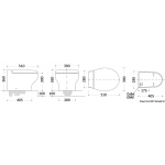 WC Tecma Silence Plus 2G Short 12V Deep Bowl Touch - immagine 2