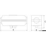 Riscaldatore aria 4D 12V + staffa AT0001 - immagine 3