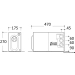 SANISPLIT 220V sistema trasferimento acque grigie - immagine 2
