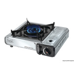 Fornello portatile inox a cartuccia incorporata