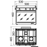 Cucina Topline 3 fuochi - immagine 2