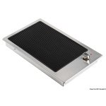 Barbecue elettrico con piano in vetroceramica