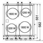 Cucina elettrica con forno - immagine 3