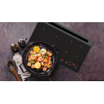 Piano cottura in vetro a gas 2 fuochi mini verticale - immagine 2