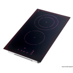 Piano cottura vetroceramica 2 fuochi