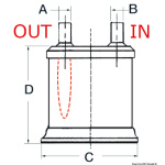 Marmitta vetroresina 50 mm - immagine 2