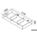 Serbatoio carburante 555 l