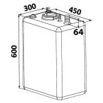 Serbatoio carburante Polietilene 70 l