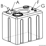 Serbatoio carburante modulare orizzontale  164 l - immagine 2