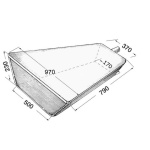 Serbatoio rigido acqua 80 l