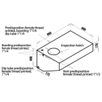Serbatoio per acqua 158 l