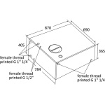 Serbatoio per acqua 230 l