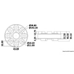 Giunto elastico di accoppiamento a 16 fori - immagine 2