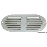 Presa d'aria ovale inox 235 x 118 mm