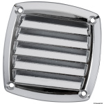 Griglia ABS 85x85 mm cromata