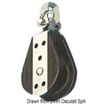 Bozzello sfere 1 puleggia girevole 14x76