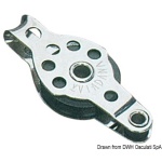 Bozzello 1 puleggia arricavo 6x25