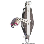 Bozzello 2 pulegge violino strozzascotte C con arricavo