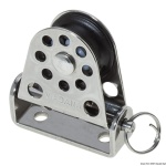 Bozzello verticale pivotante Ø mm 22 per cime mm 6