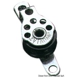 Microbozzello inox 1 puleggia piano 17x5