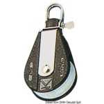 Bozzello Plastinox 1 puleggia fisso/girevole 8x34