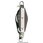 Bozzello Plastinox 2 pulegge violino 12x56 con arricavo