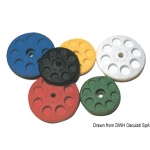 Maniglia trapezio a disco 65 mm rossa