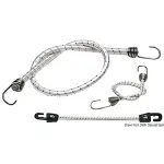 Cavo elastico con gancio nylon 200x4 mm